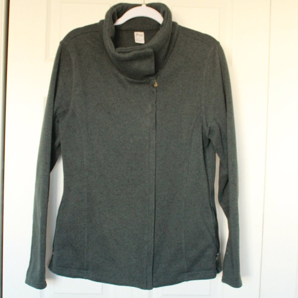 Old Navy dark green active fleece jacket size Large